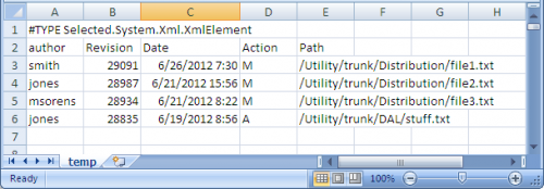 SVN для Excel